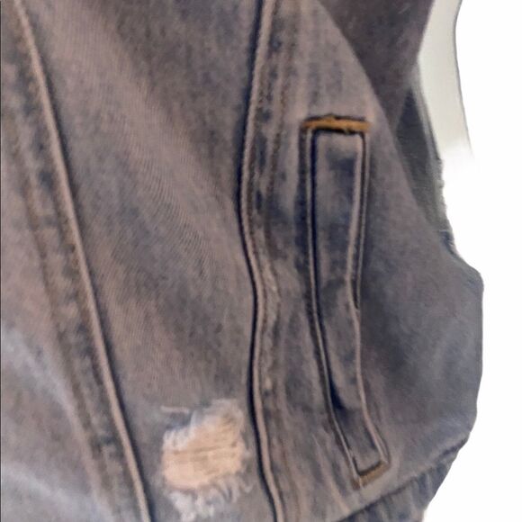 Women’s Forever 21 Distressed Jean Jacket • Medium - Picture 12 of 16